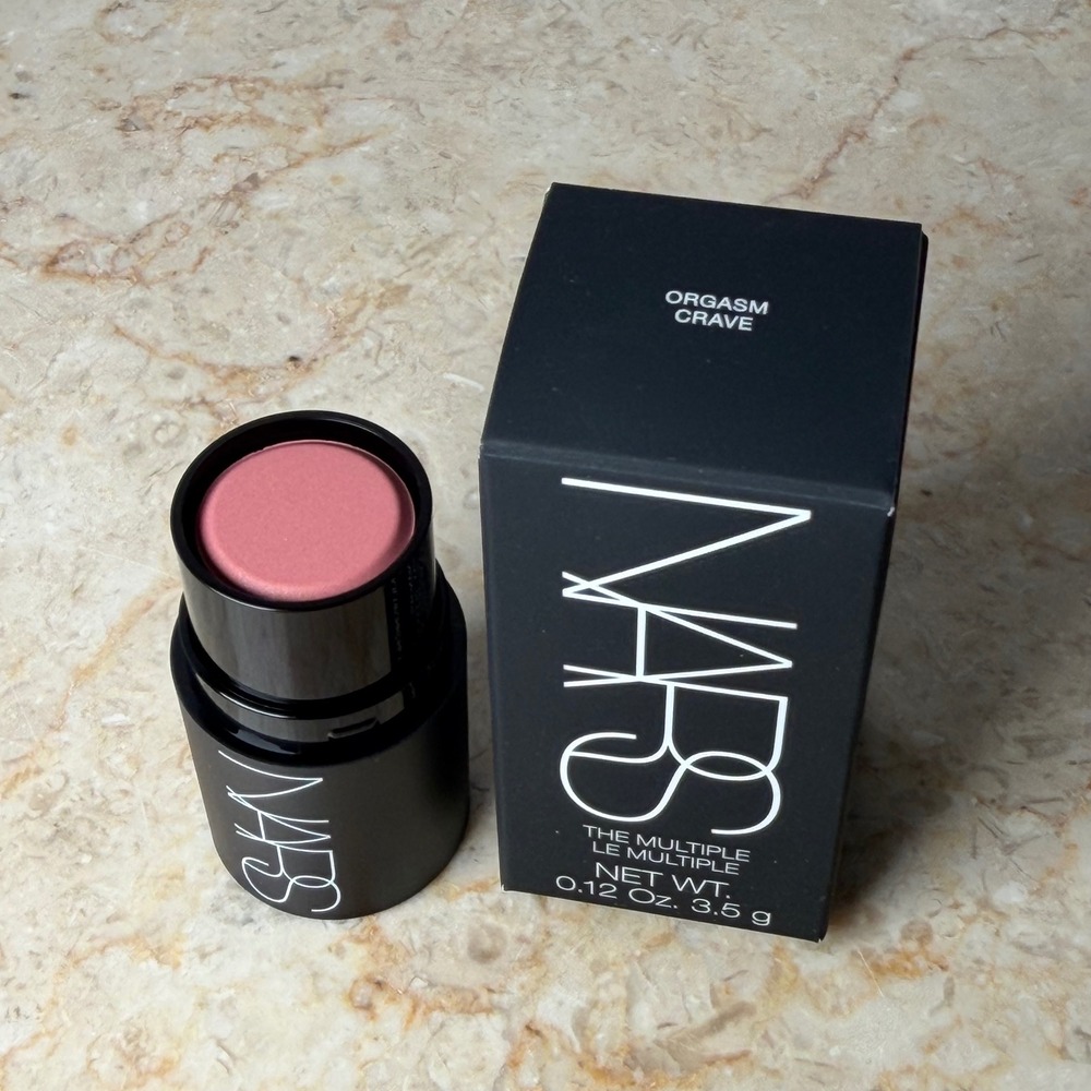 NARS The Multiple Stick 0.12oz Orgasm Crave Cream Blush Highlighter Multi-Use